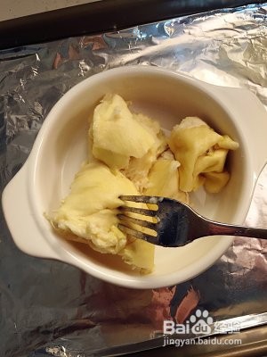 芝士焗榴莲的做法