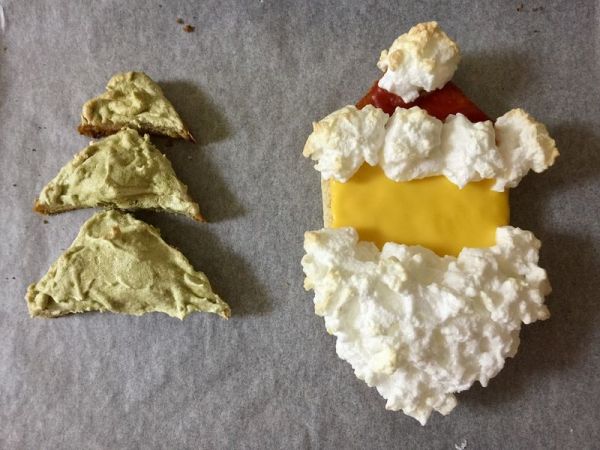 圣诞老人&圣诞树吐司#柏翠辅食节-营养佐餐#