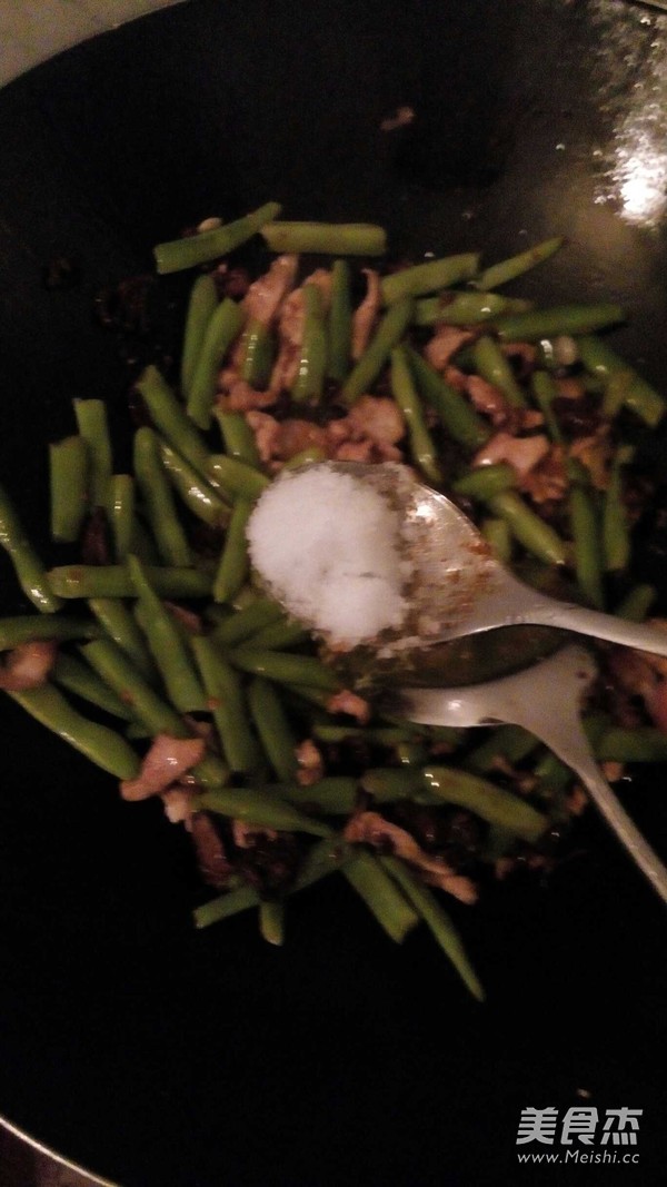 家常四季豆炒肉