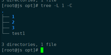 linux查看目录树形结构tree命令相关