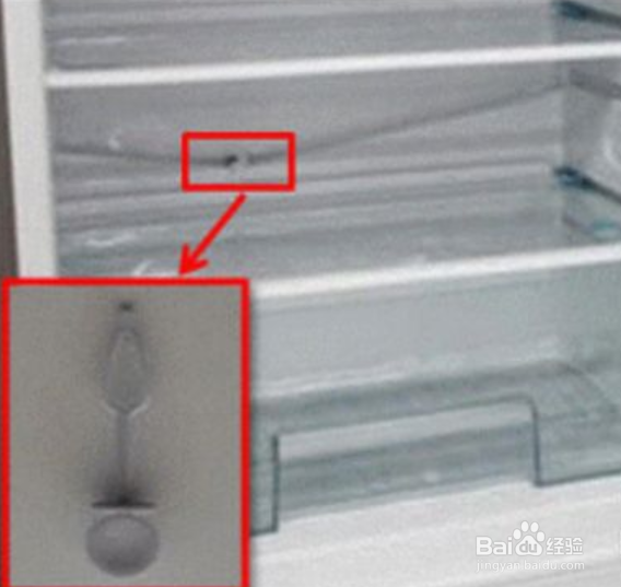 美的冰箱排水孔位置图图片