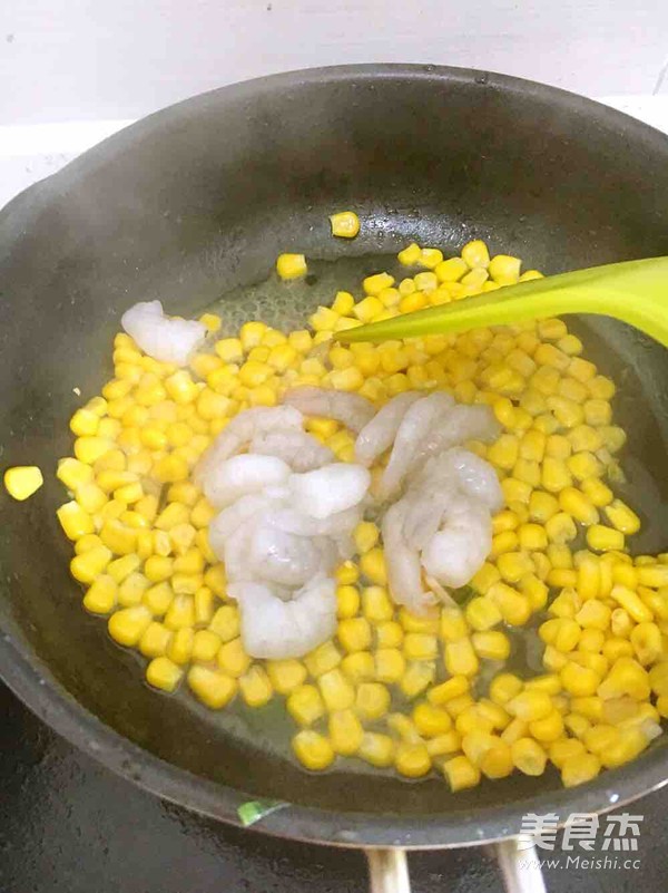 玉米虾仁的做法