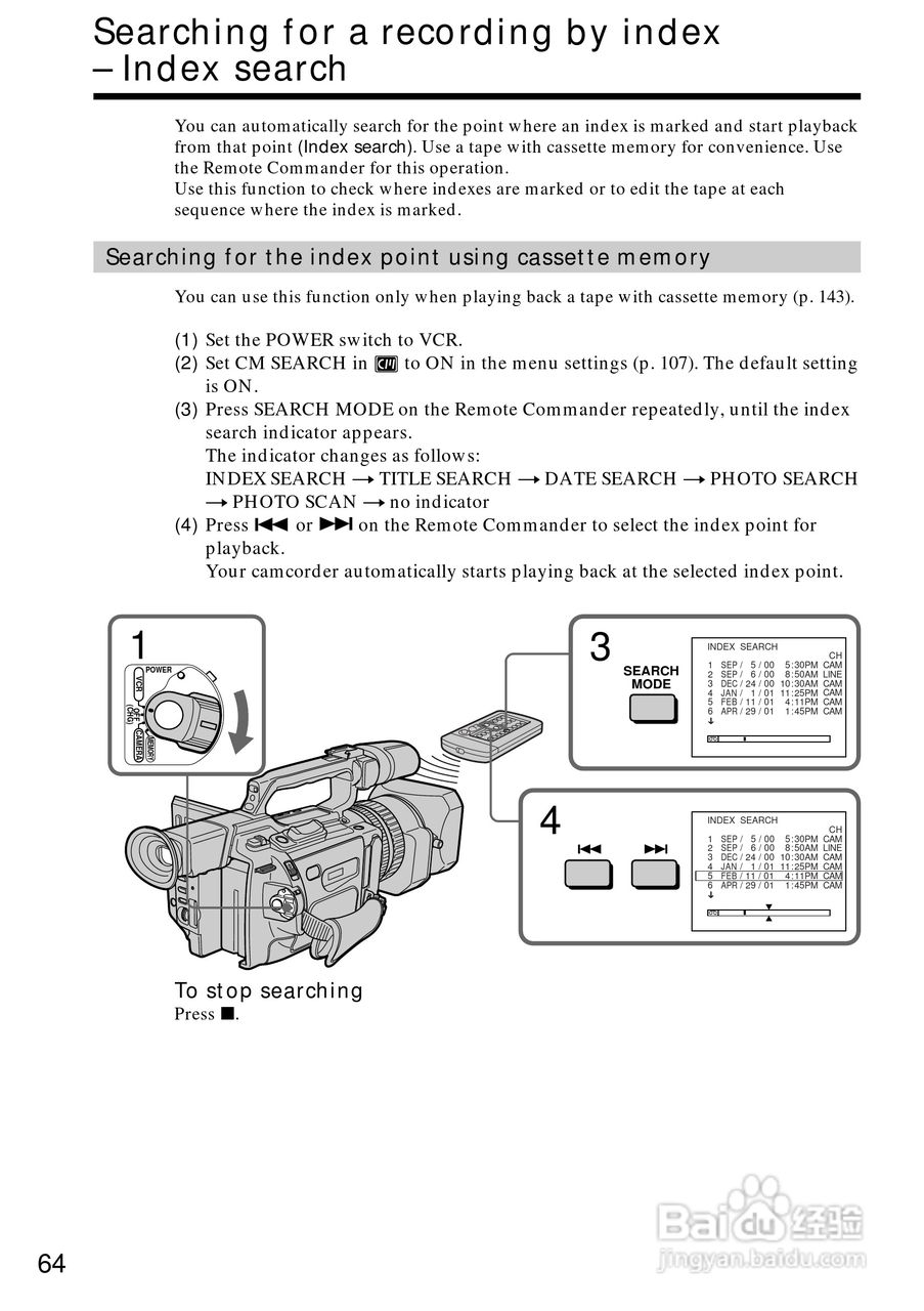 索尼DCR-VX2000数码摄像机说明书:[7]