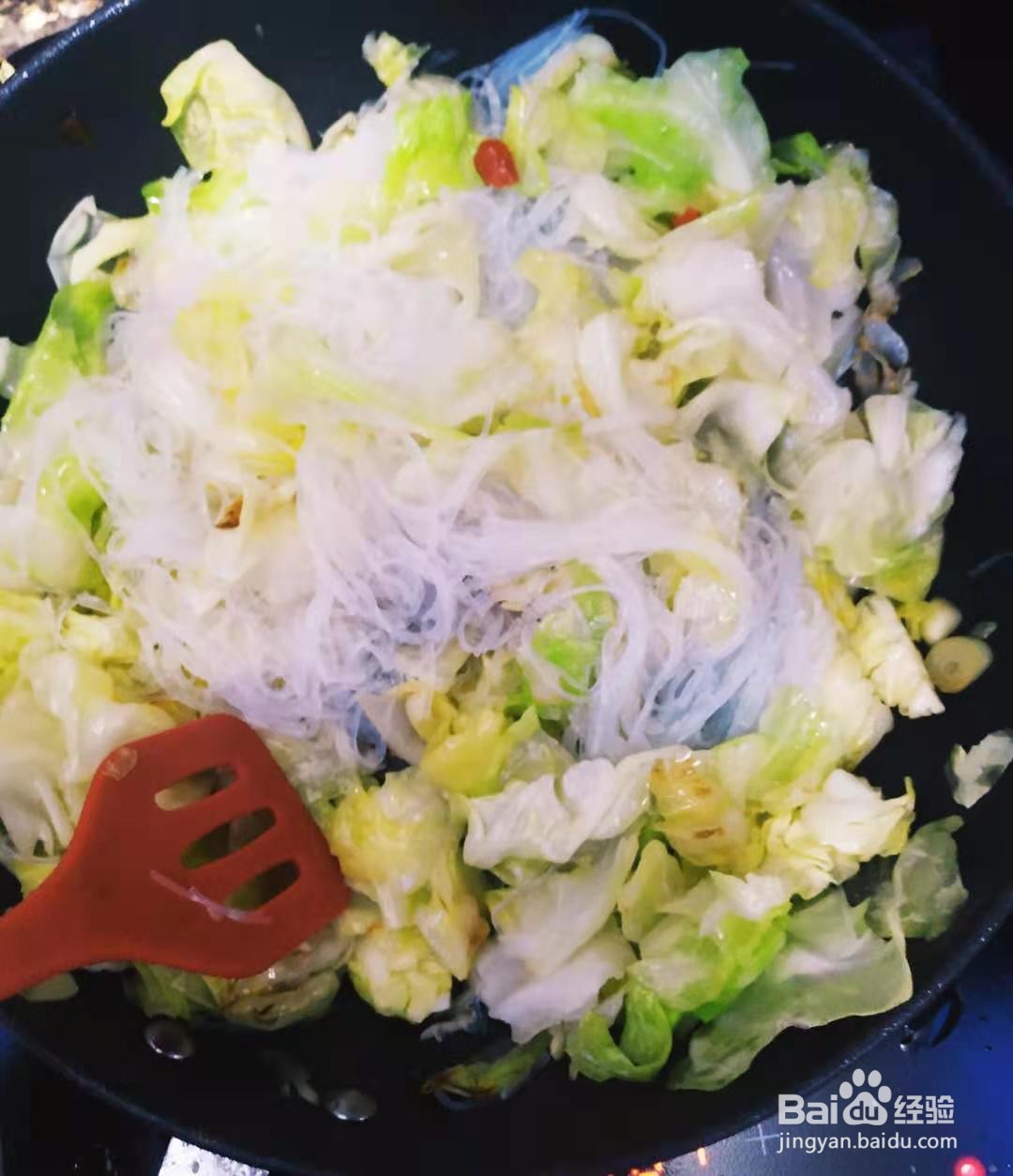 巨好吃家常菜---包菜炒粉丝