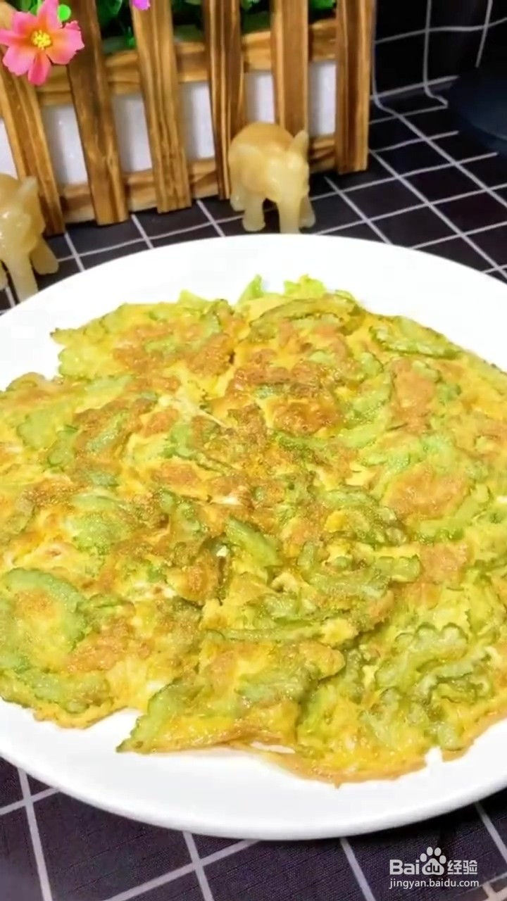 如何制作苦瓜煎蛋