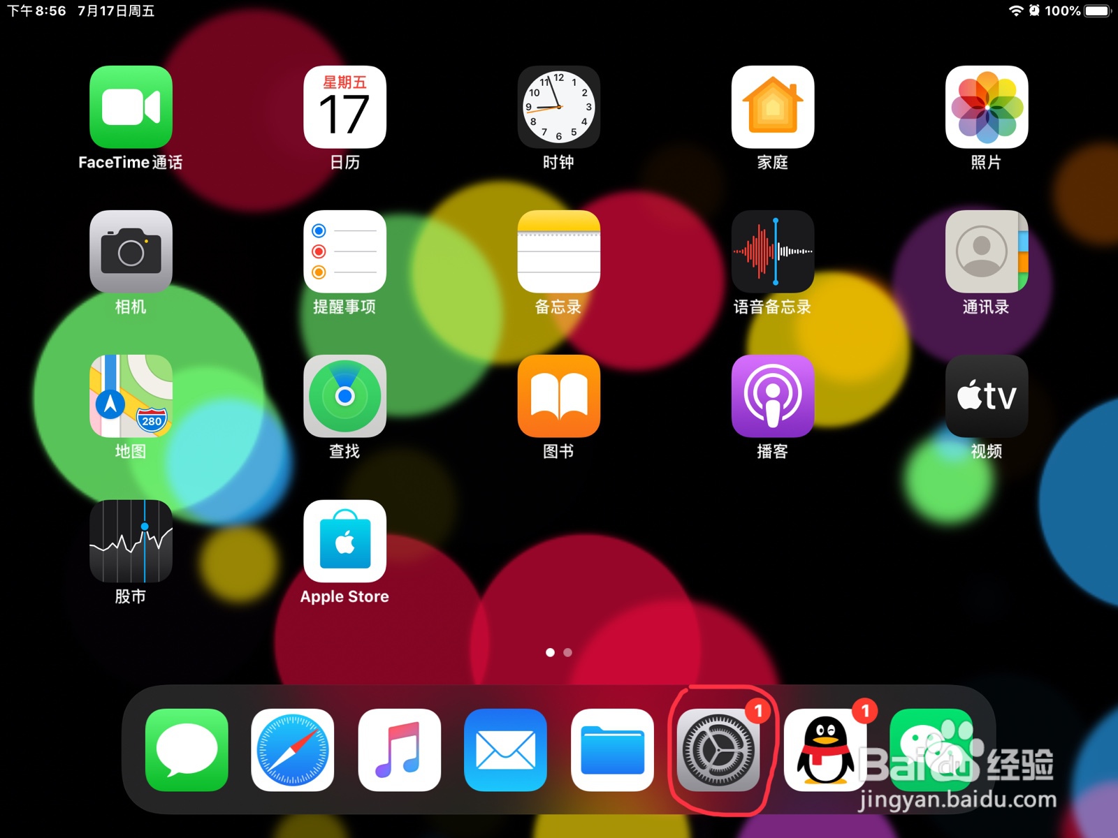 iPad怎么在旁白打开表情符号后缀