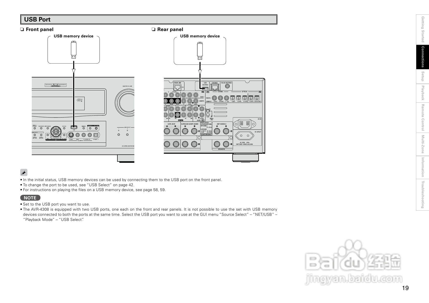 DENON AVR-4308功放用户手册:[2]