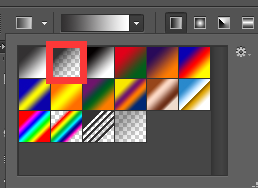 ps渐变怎么从前景色渐变到透明