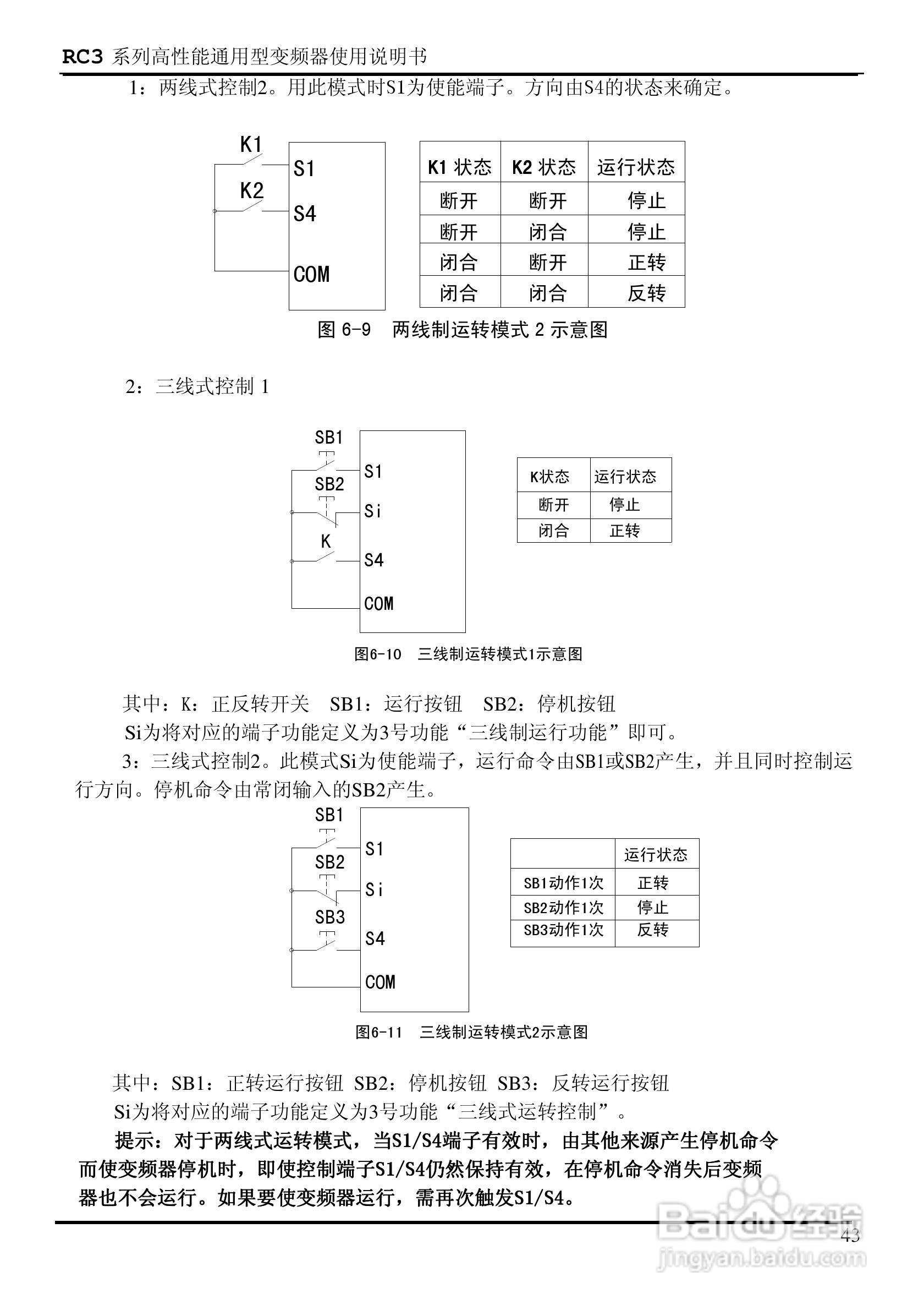 日普RC3-400/P3矢量型变频器使用说明书:[5]
