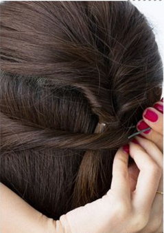 半扎公主头造型教程