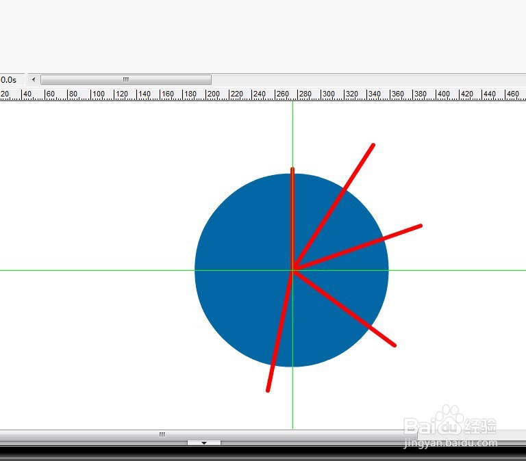 flash如何绘制一个扇形表的教程