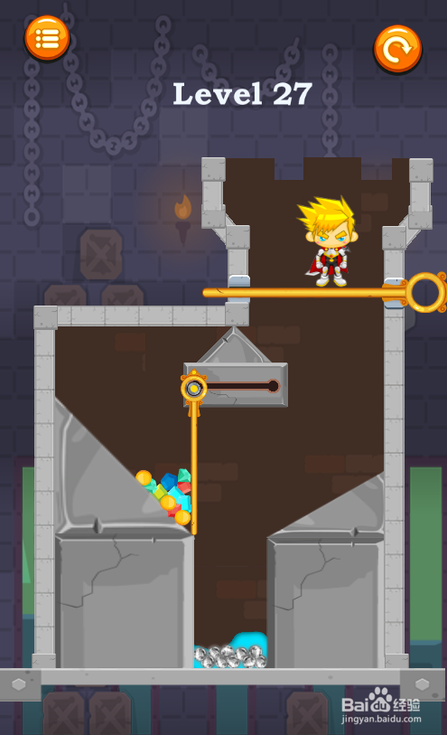 怎样通过Caio Hero Rescue的Level 27？