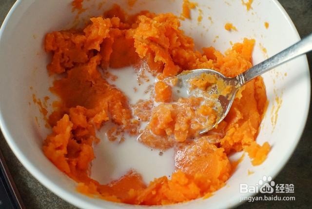 家庭自制红薯奶酪手抓饼