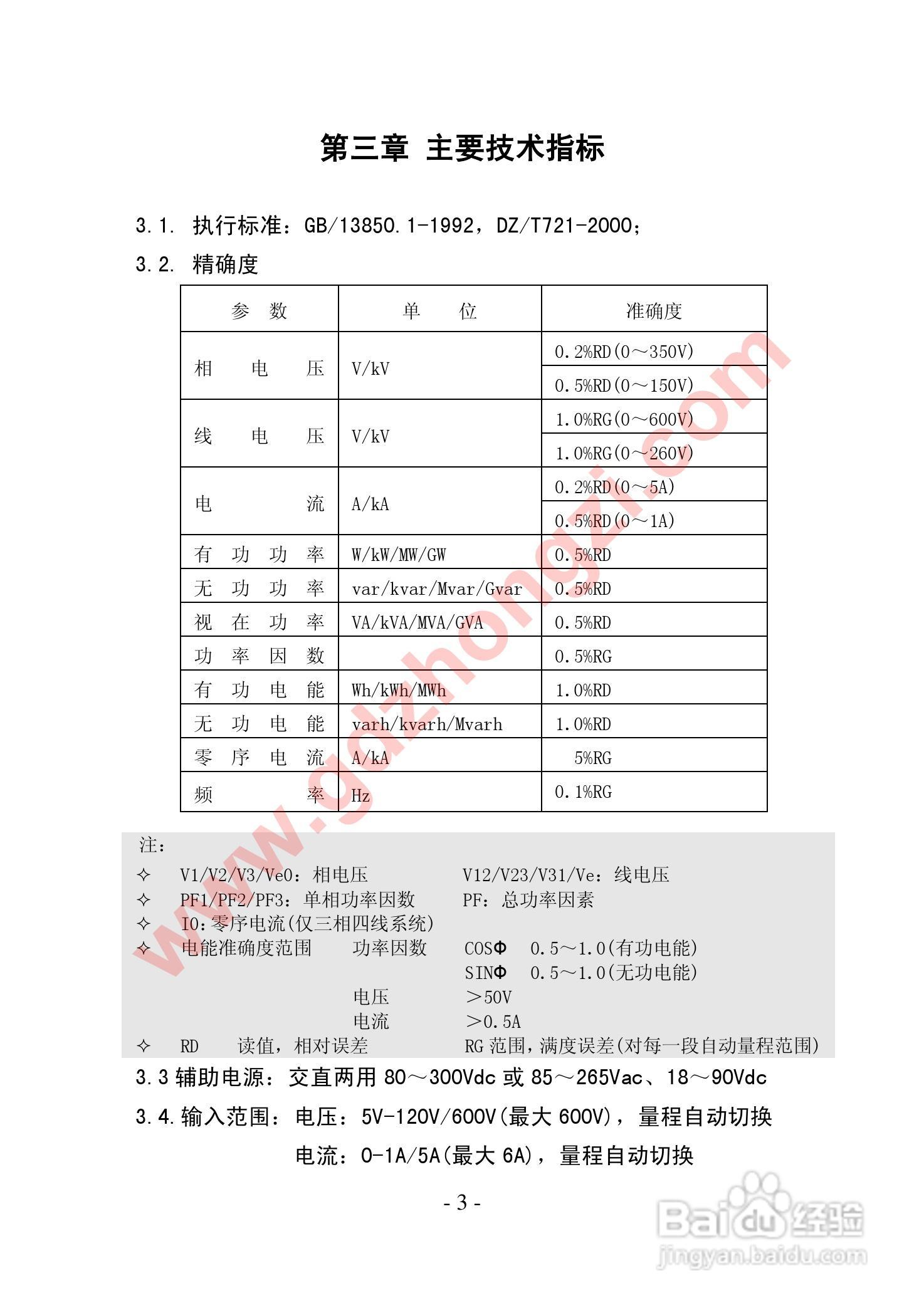 国电中自GD2010智能电力监测仪使用说明书:[1]