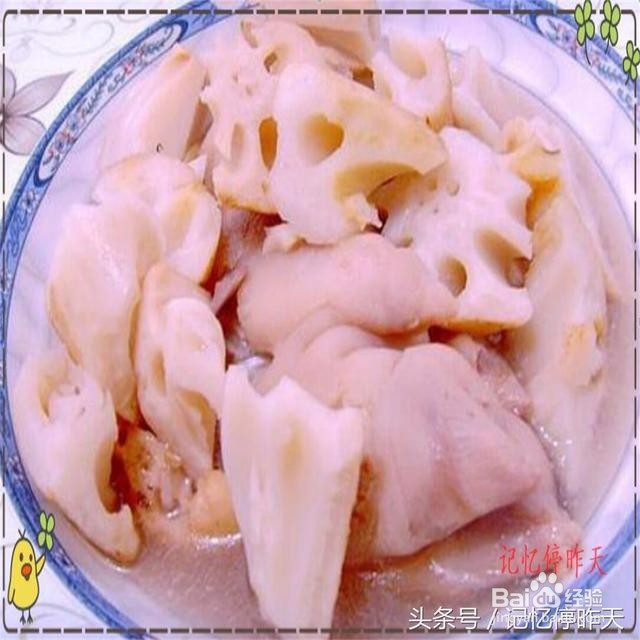 美食营养-[猪脚炖莲藕汤]