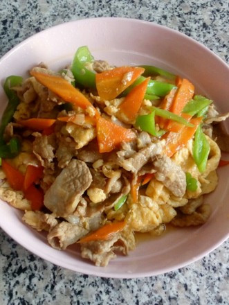 肉炒鸡蛋的做法