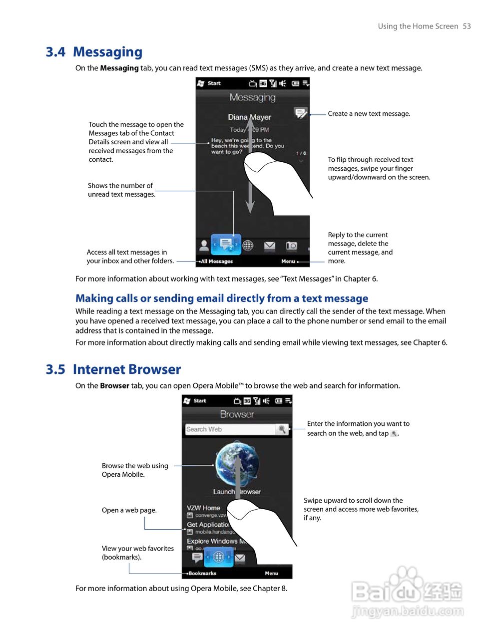HTCfor HTC Imagio (Verizon)手机说明书:[6]