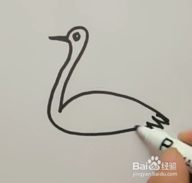怎样简笔画仙鹤