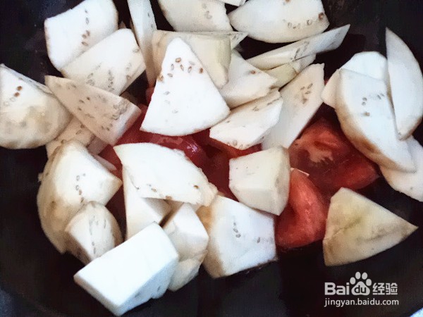 蚝油烧双茄的做法