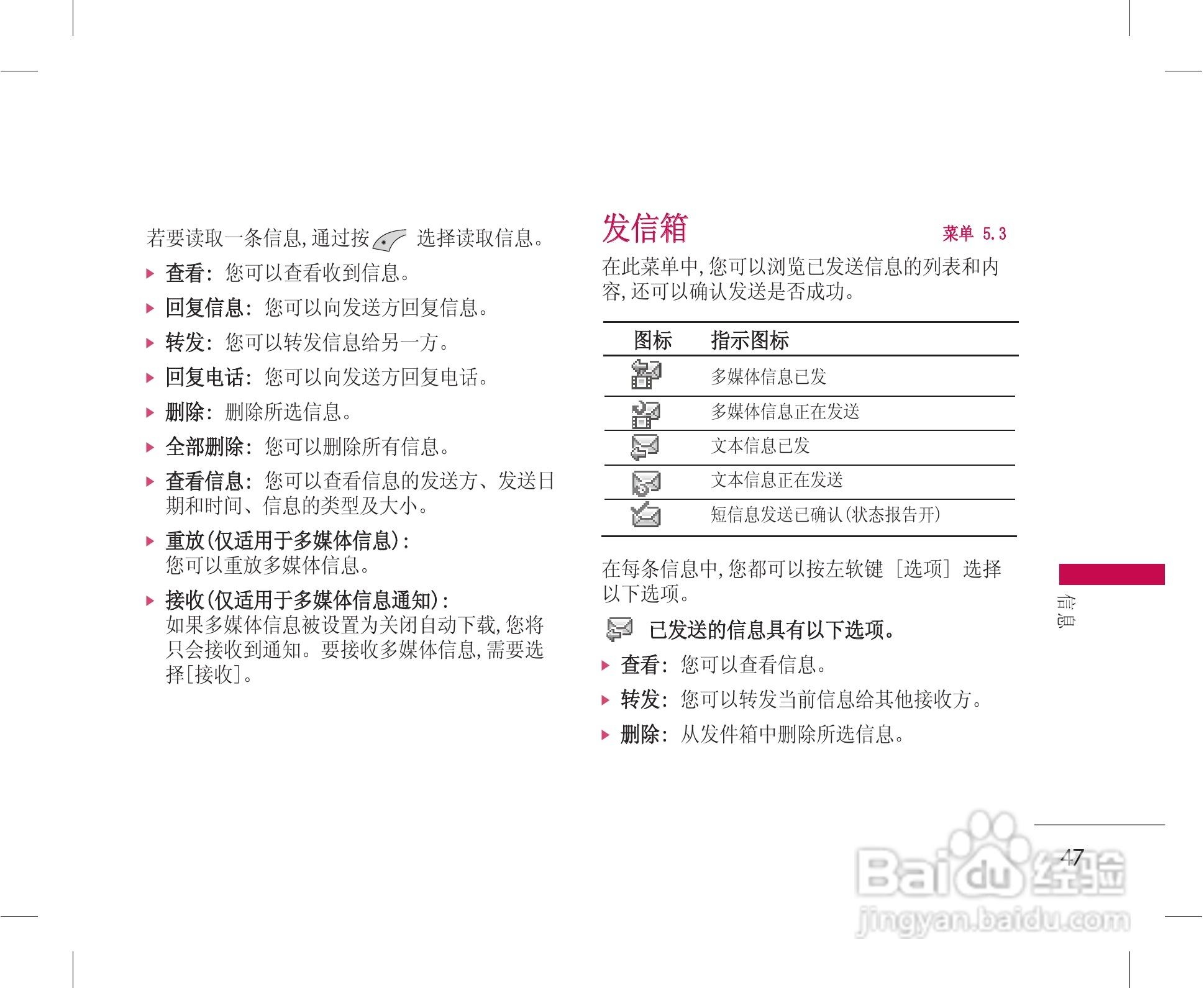 乐金手机KG228型使用说明书:[5]