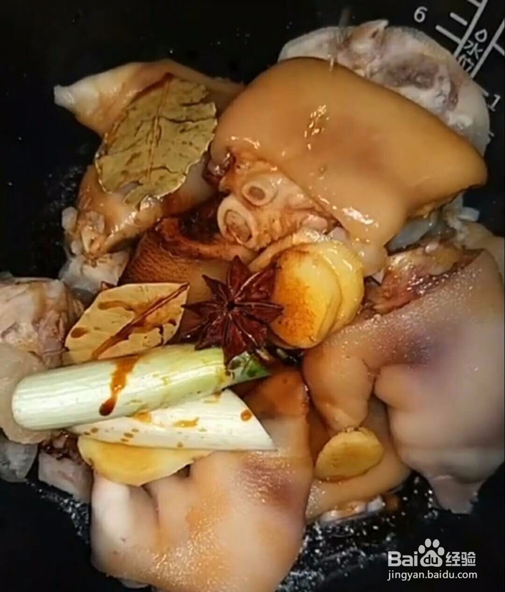 黄豆 顿猪脚做法