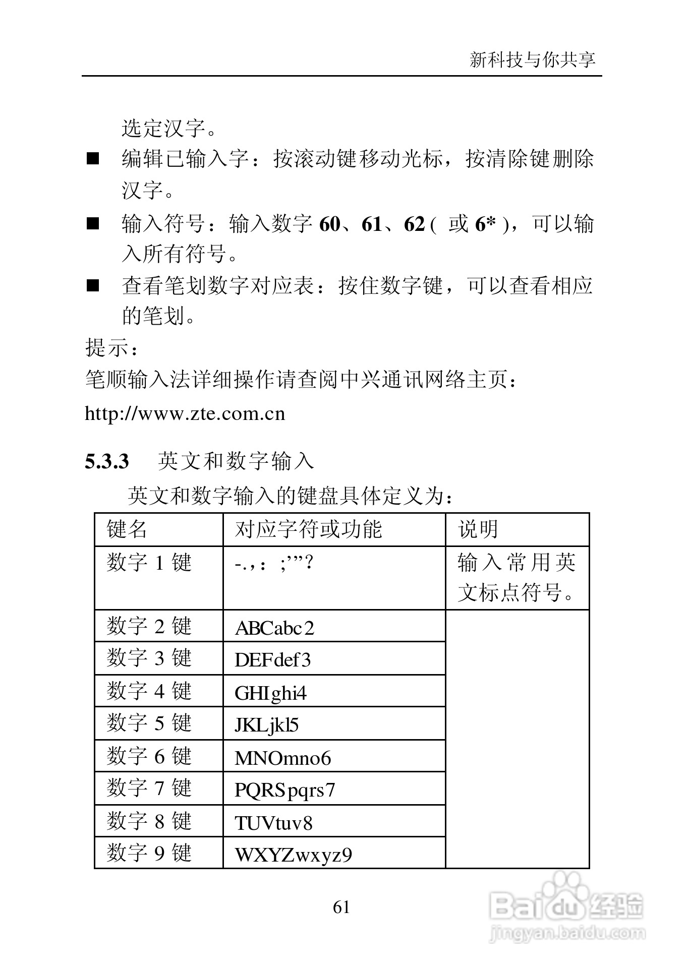 中兴C700手机使用说明书:[7]