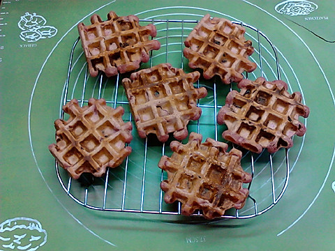 三重蔓越莓华夫饼