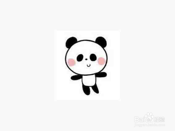 熊猫的简笔画