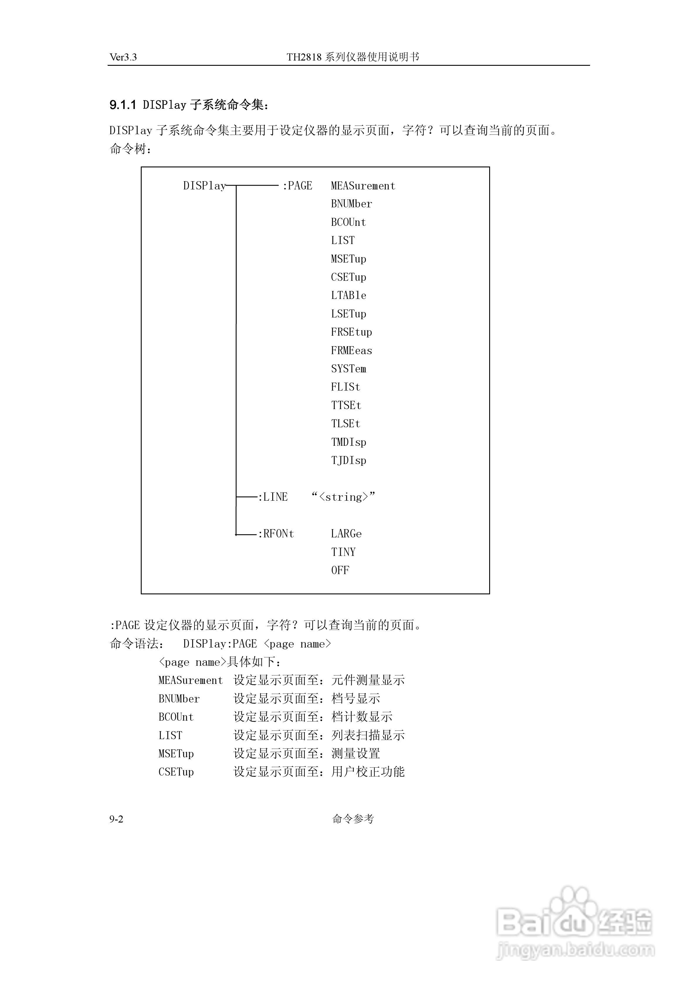 TH2818系列自动元件分析仪说明书:[12]