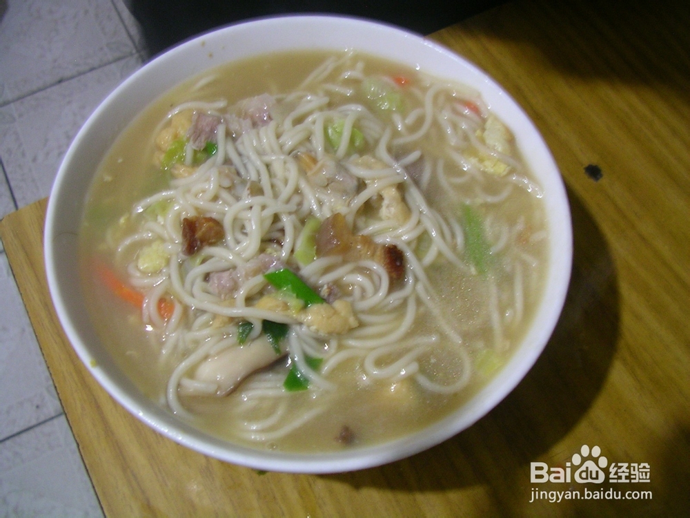 卤面怎么煮好吃之小洪卤面