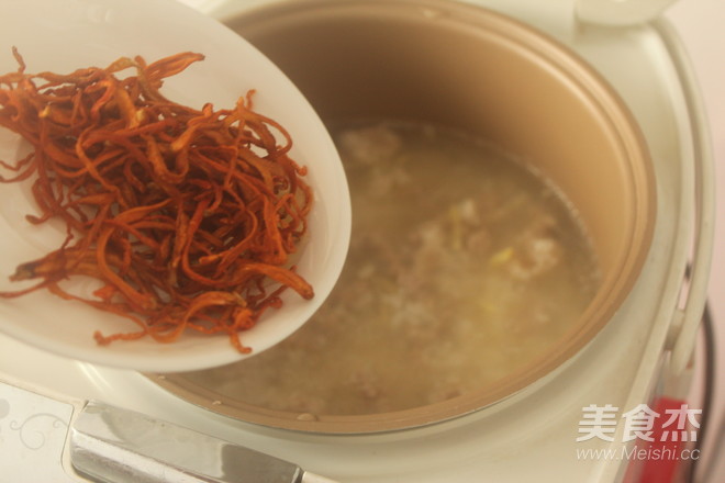 虫草花瘦肉粥