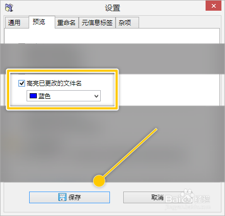 ReNamer怎么设置高亮已更改的文件名