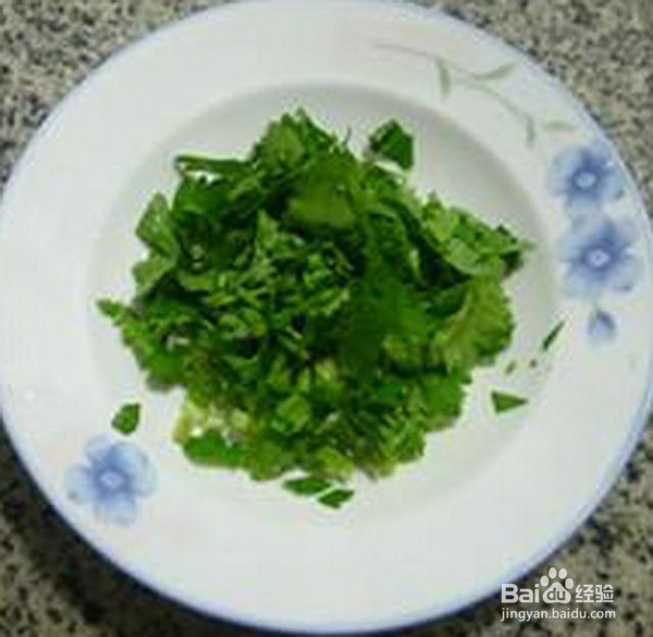 玉米面芹菜肉末煎饼