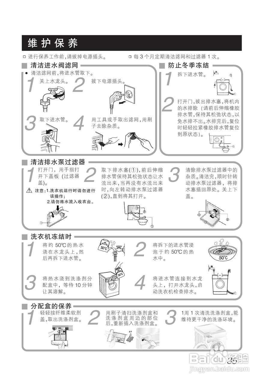 LG WD-A1228ADS洗衣机使用说明书:[4]