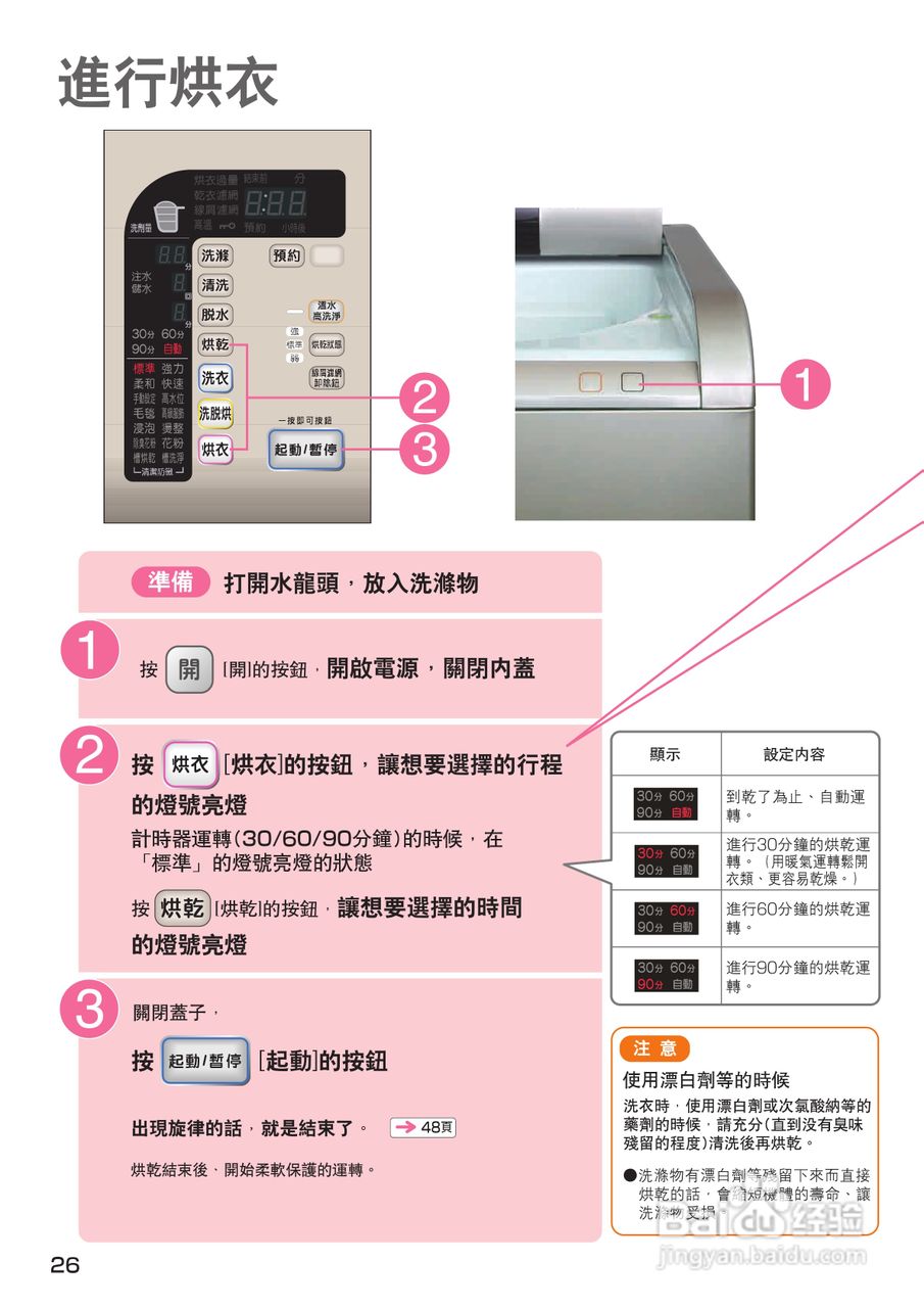 日立SF-BW12GV洗衣机使用说明书:[3]