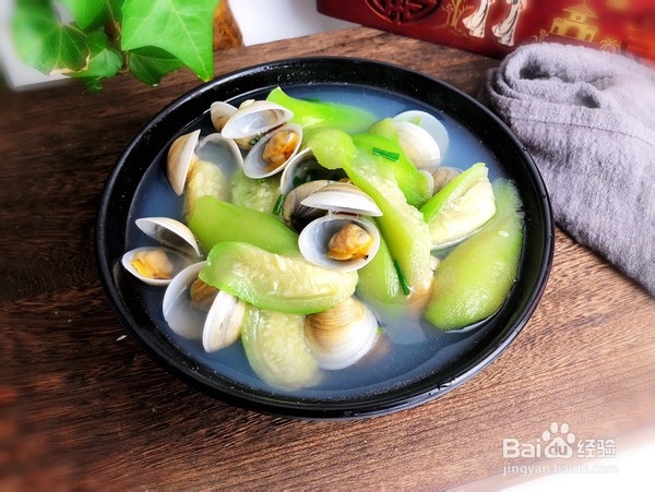 制作丝瓜蛤蜊汤的方法