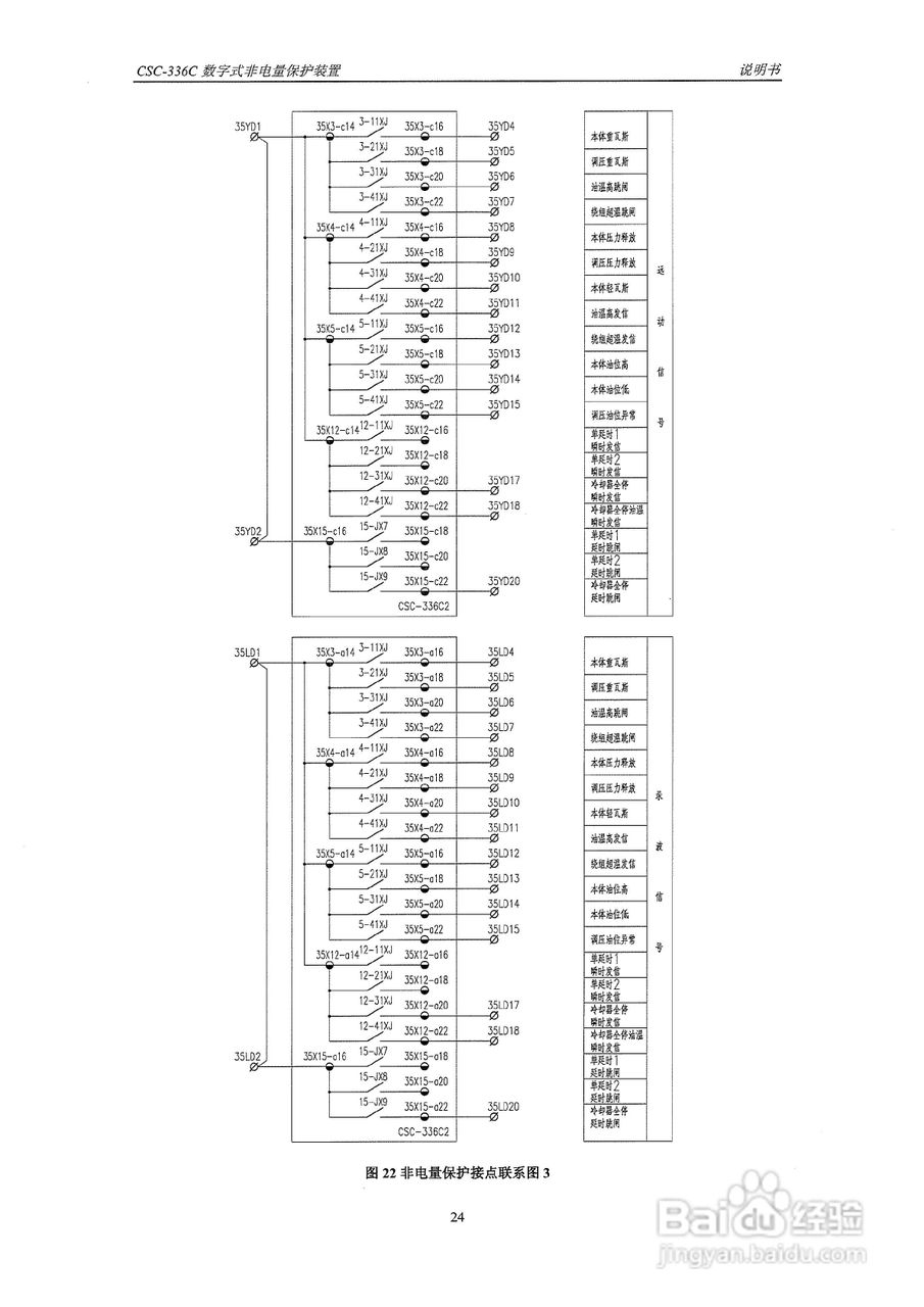 四方CSC-336C数字式非电量保护装置说明书:[4]