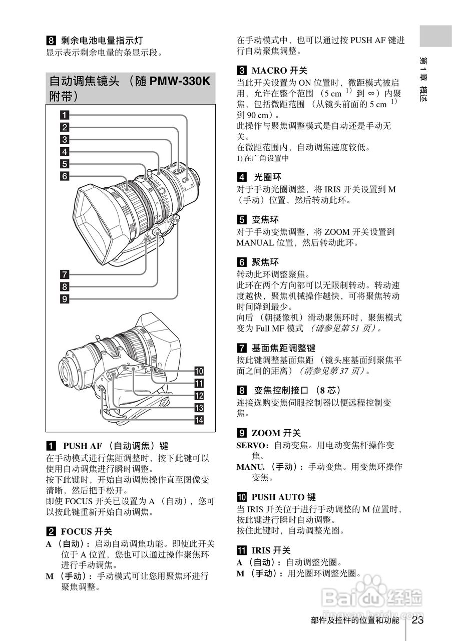 索尼PMW-330K数码相机使用说明书:[3]