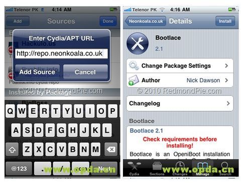 无需电脑在你的iPhone 3G上安装Android 2.2.1