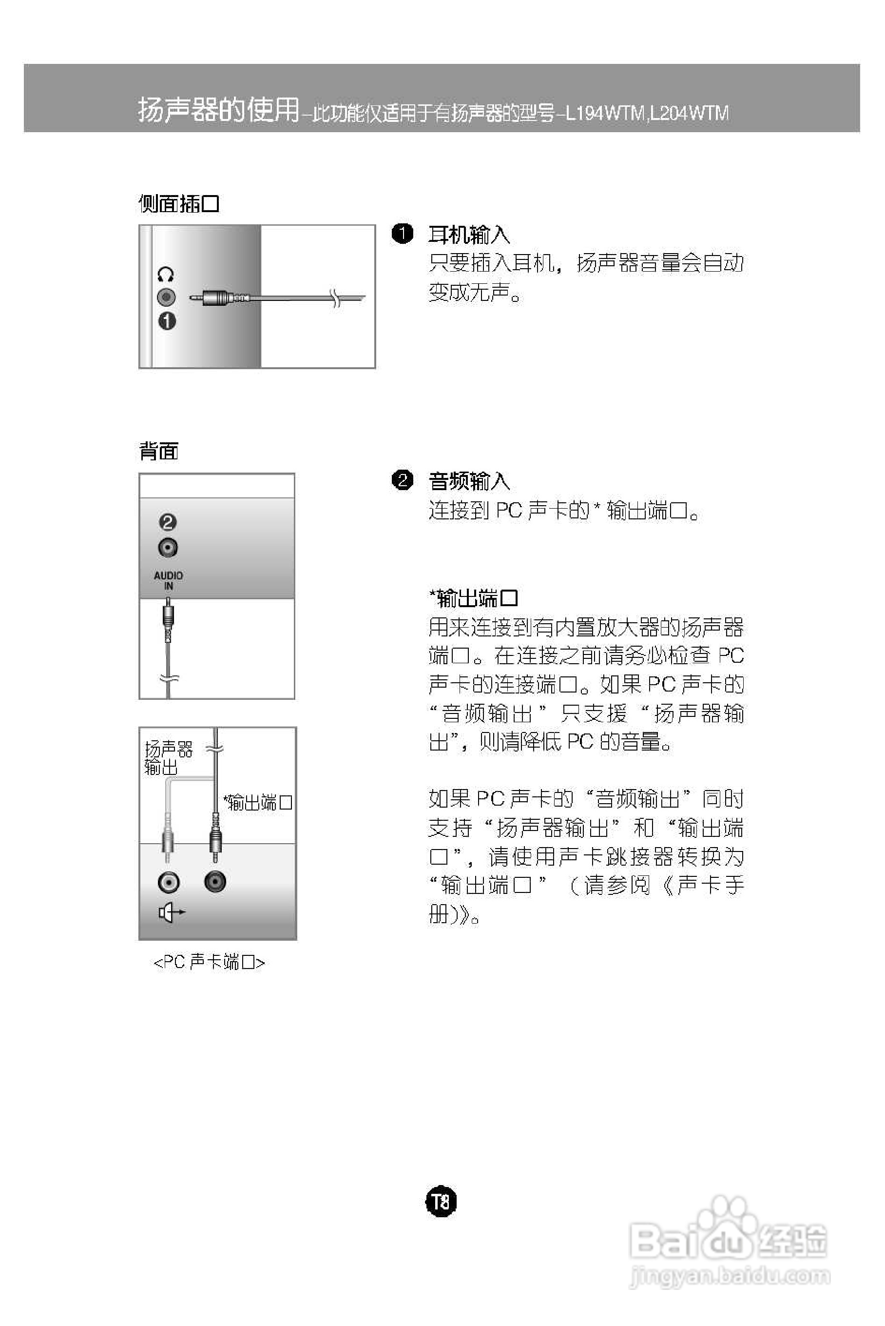 LG L204WT液晶显示器使用说明书:[1]
