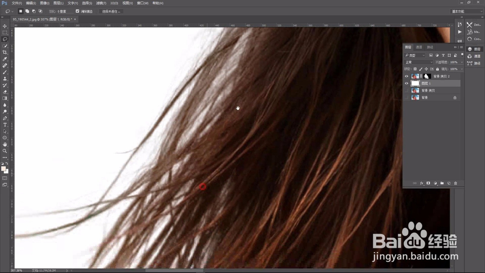 如何抠头发ps cc 2015.5 Photoshop技巧抠图