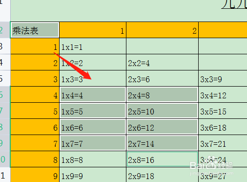 excel如何区域性全选