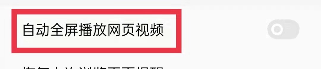 OPPO手机浏览器自动全屏播放网页视频