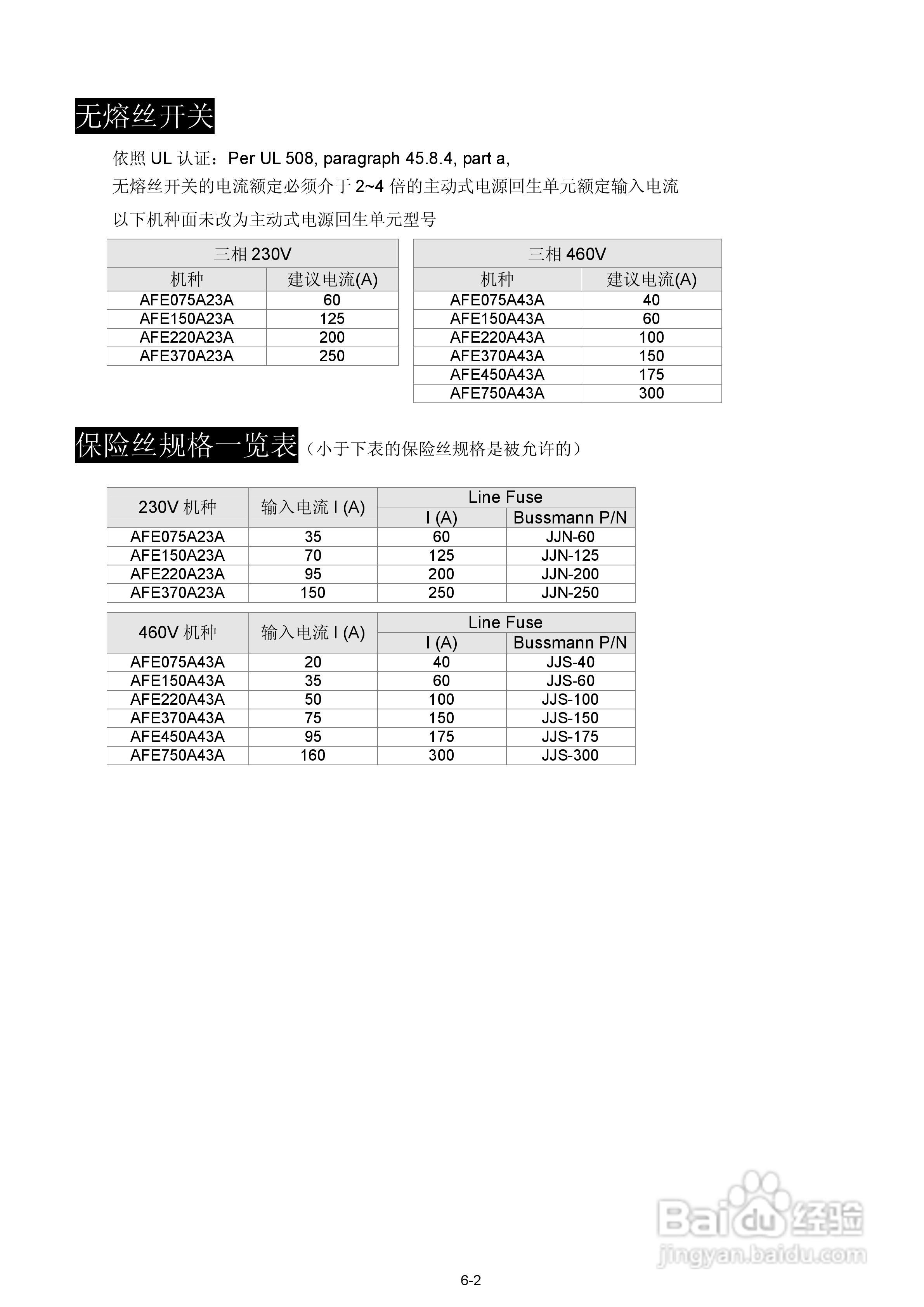 台达AFE2000主动式电源回生单元使用手册:[3]