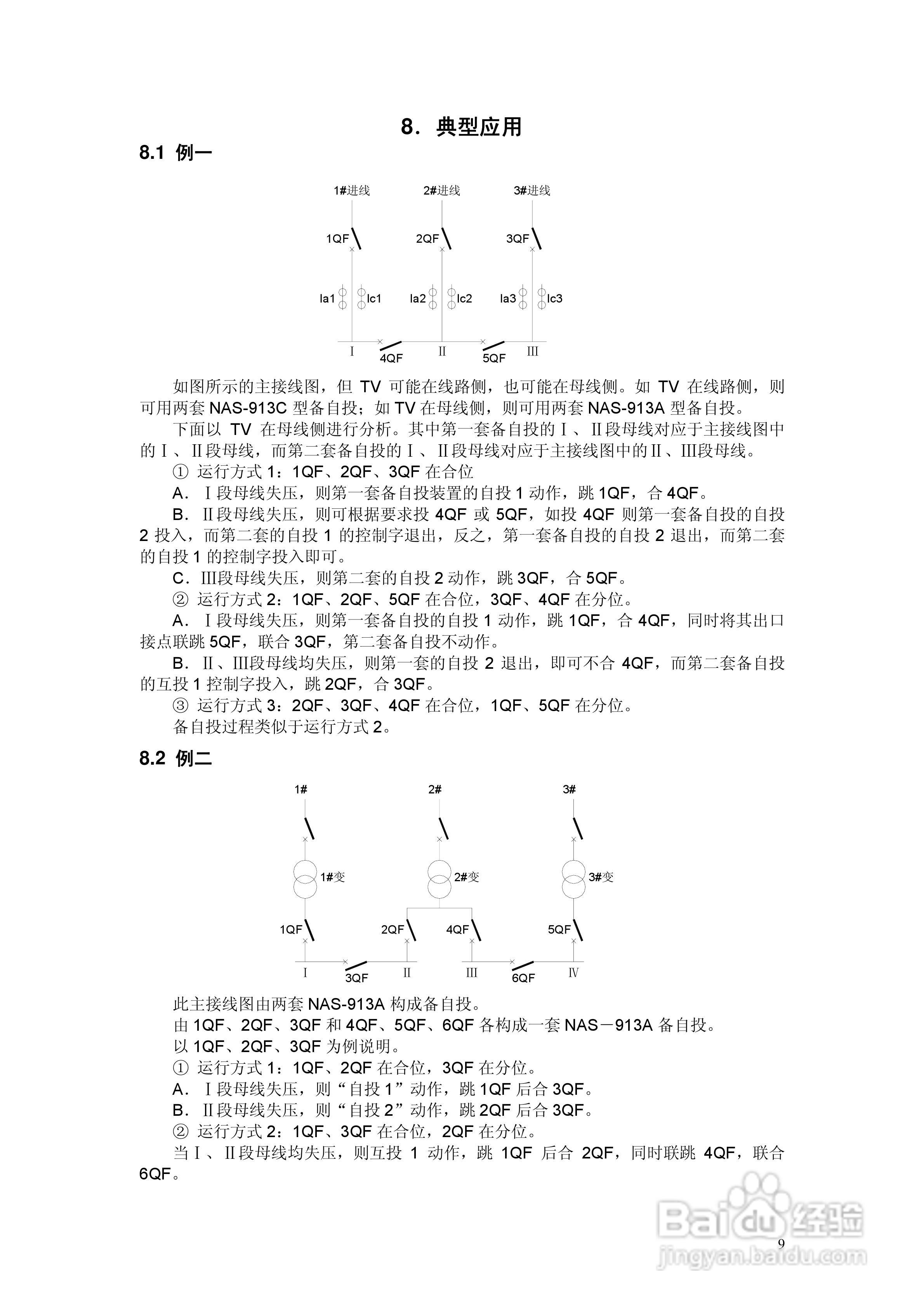 NAS913微机备用电源自投装置说明书V2.2:[2]