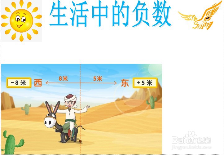 生活中的负数手抄报