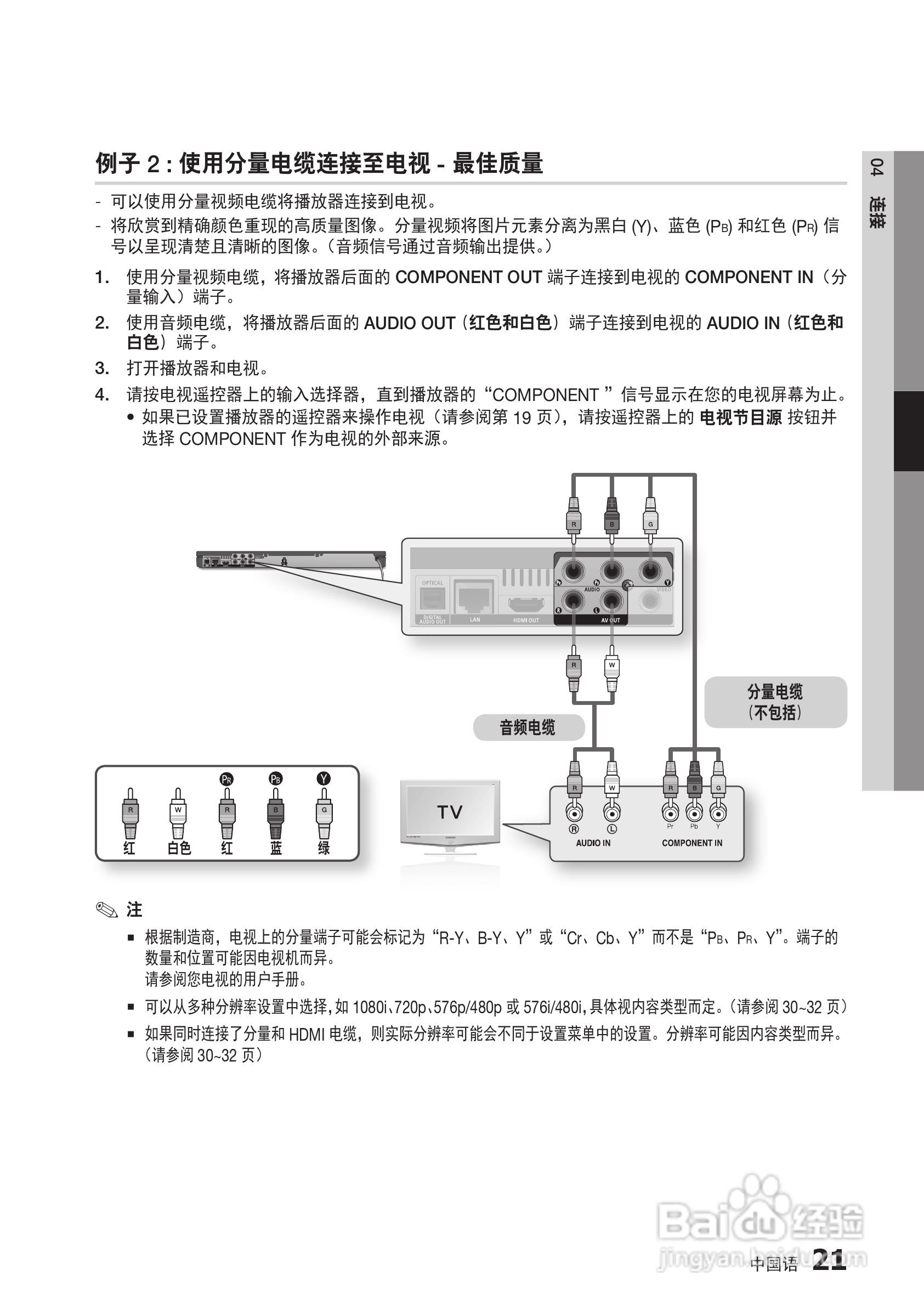 三星BD-D6500高清播放机使用说明书:[10]