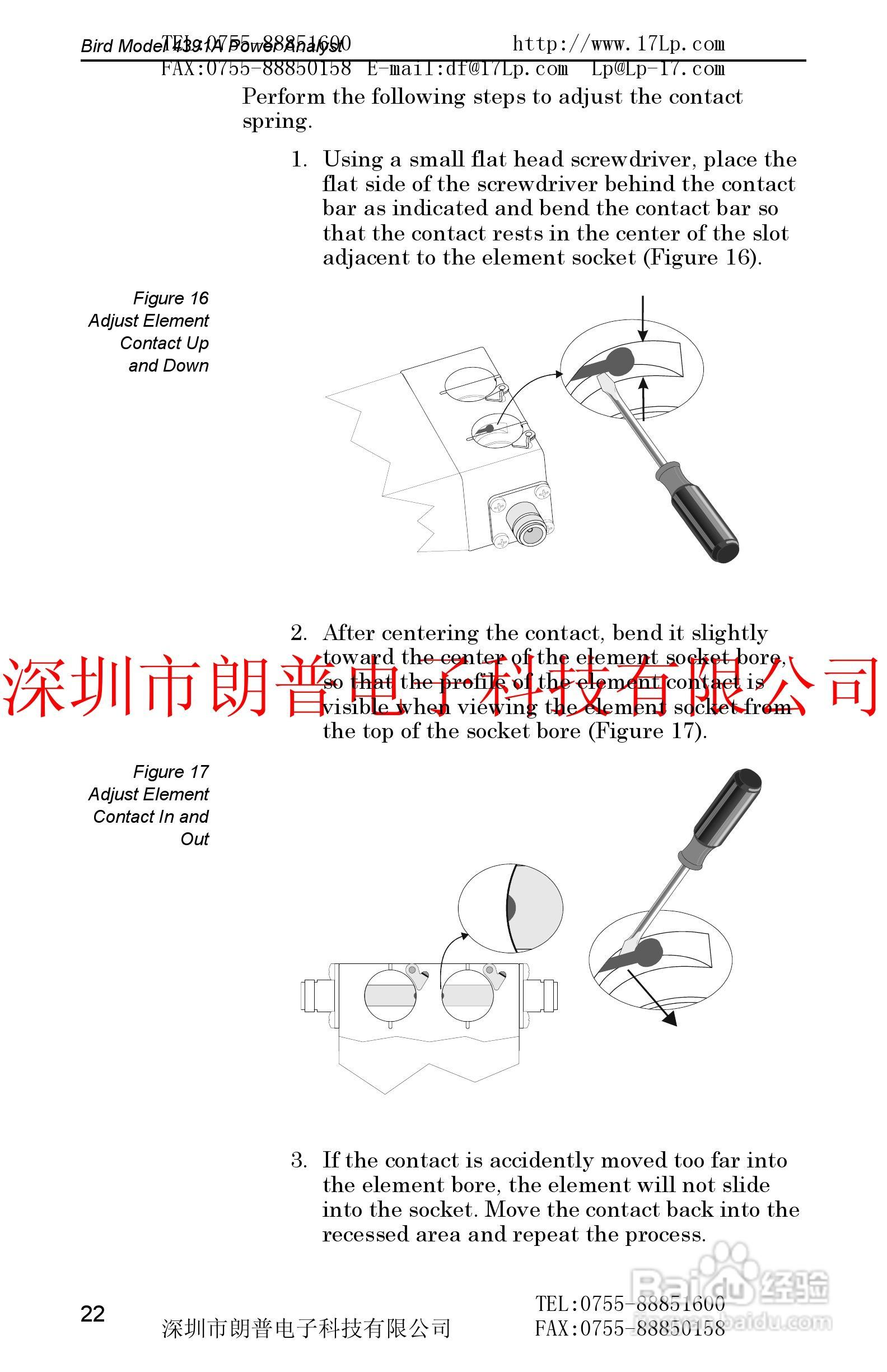 BIRD4391A鸟牌功率计使用手册:[4]