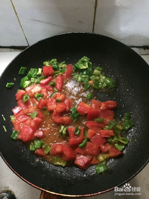 青椒番茄炒鸡蛋的做法