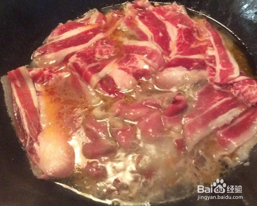 番茄肥牛金针菇的教程